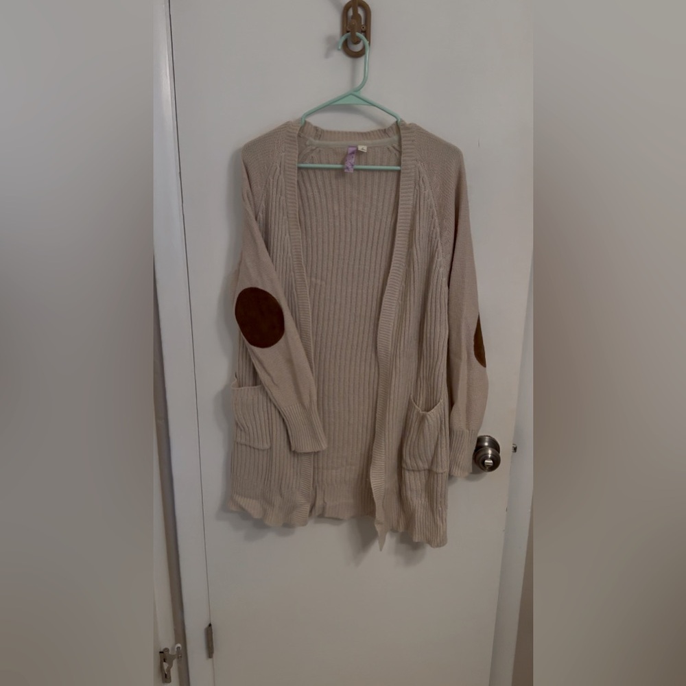 Tan Cardigan Sweater